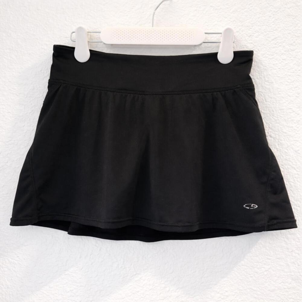 Champion Women’s XS Black Athletic Tennis Skort Built-In Shorts Running